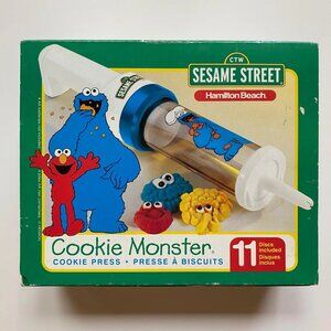 Cookie Monster Cookie Press Hamilton Beach 1998 Sesame Street